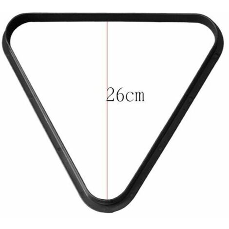 Triangle en bois blanc pour billes 57.2mm 