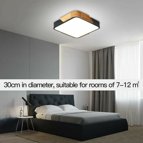 HABOWN Plafonnier LED Round 24W Dimmable - Luminaire Encastrable IP40 Avec Télécommande - 3000LM - Ø29cm