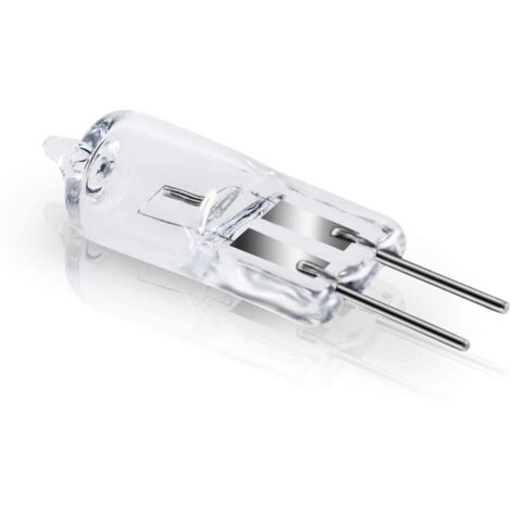Ampoules Halogènes G4, Lampe de Base à Broche Halogène G4 12V 20W, 2800K Blanc Chaud Gradable G4 Lampe à Capsule Transparente Lot de 10 [Classe énergétique C]