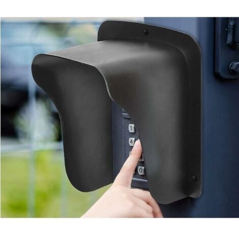 Couvercle MéTallique éTanche pour Sonnette, Serrure De Porte, interphone, protection sonnette exterieur pluie ProtèGe L'Appareil du Soleil Et des Gouttes De Pluie,TRIMEC