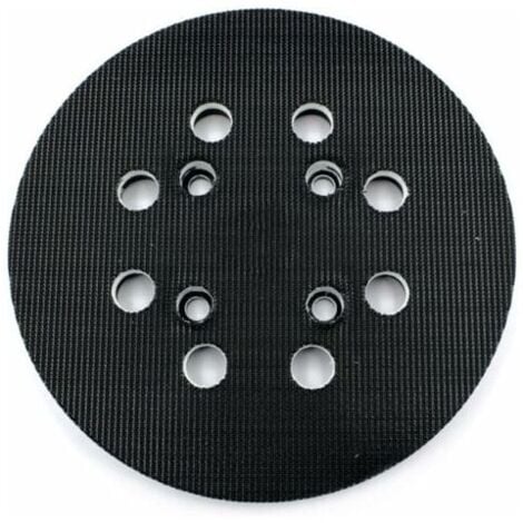 Plateau de ponçage pour Bosch (Ø 125 mm, dureté moyenne avec système accessoires pour ponceuse excentrique PEX 300/400 AE / 4000 AE / Advanced Orbit 18,TRIMEC