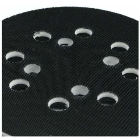 Plateau de ponçage pour Bosch (Ø 125 mm, dureté moyenne avec système accessoires pour ponceuse excentrique PEX 300/400 AE / 4000 AE / Advanced Orbit 18,TRIMEC