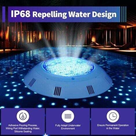 Éclairage Piscine Sous-Marine LED IP68 DeeprBlu - Lumière RGB App Contrôle Et Musique