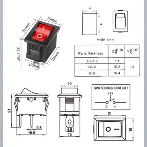 Interrupteur éTanche IP67 12V DC 20A Interrupteur éTanche à Haute Intensité,TRIMEC