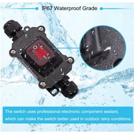 Interrupteur éTanche IP67 12V DC 20A Interrupteur éTanche à Haute Intensité,TRIMEC