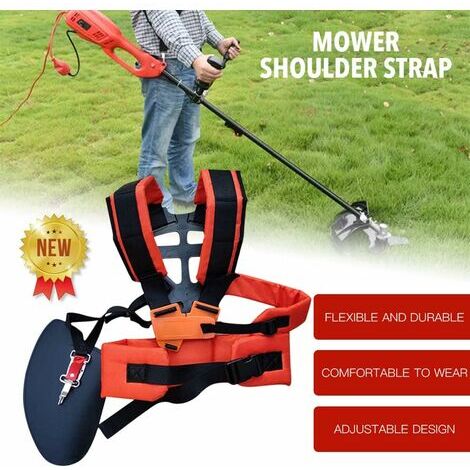 Harnais Effort Réglable Confortable,Harnais à Epaule Pratique Confort Pour Débroussailleuse Tondeuse à Gazon Universal Machine De Jardin Accessoire,TRIMEC