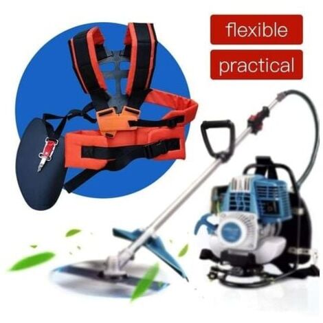 Harnais Effort Réglable Confortable,Harnais à Epaule Pratique Confort Pour Débroussailleuse Tondeuse à Gazon Universal Machine De Jardin Accessoire,TRIMEC