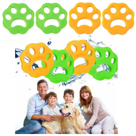 10 Balles Anti-poils Machine à Laver - Réutilisables - Pour Poils Animaux, Peluches - Bleu