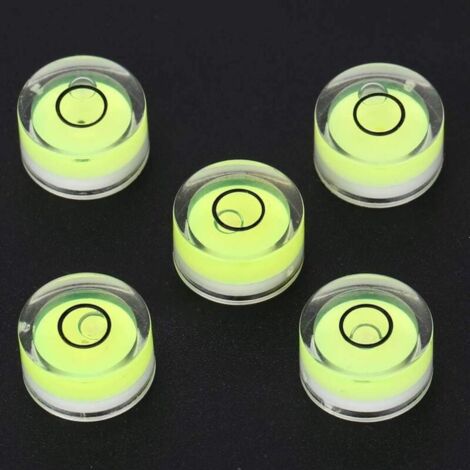 5 Niveaux à Bulle Ronds Mini - Outil De Mesure Pour Balance, Caméra, Bricolage Précision