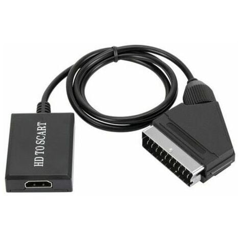 convertisseur hdmi vers péritel adaptateur audio vidéo hd 1080p pour hdmi vers péritel Sky Box Stb--TRIMEC