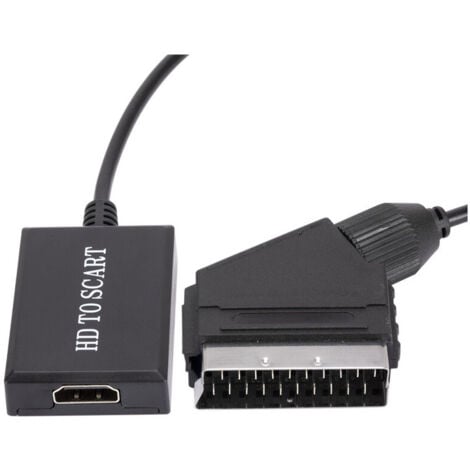 convertisseur hdmi vers péritel adaptateur audio vidéo hd 1080p pour hdmi vers péritel Sky Box Stb--TRIMEC
