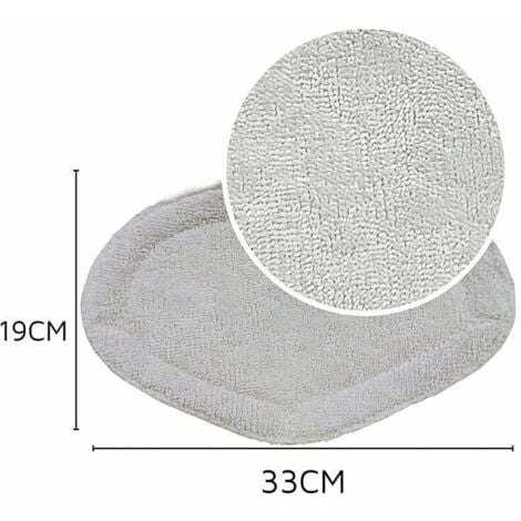 Remplacement pour Polti Vaporetto Brosse Vaporforce, Produit Authentique pour Smart 35Mop, Smart 40Mop - 6 pièces--TRIMEC