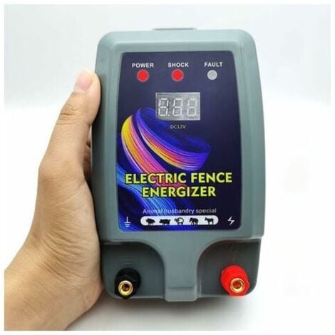 Kit de clôture électrique, Clôture électrique pour bétail, 3 modes d'alimentation pour élevage de volailles, électrificateur de clôture, haute puissance ---TRIMEC