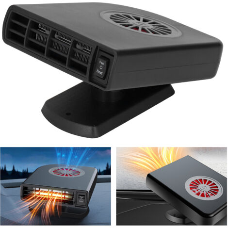 Chauffage De Voiture - Désembueur De Pare-brise - 12 V - 150 W - Ventilateur De Chauffage Automatique - 3 Prises - 30 Secondes - Chauffage Rapide