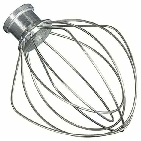 Fouet en Fil d'acier Inoxydable Compatible avec KitchenAid K45WW WP9704329 KSM150 KSM160 K45 KSM90 Accessoire Robot TRIMEC