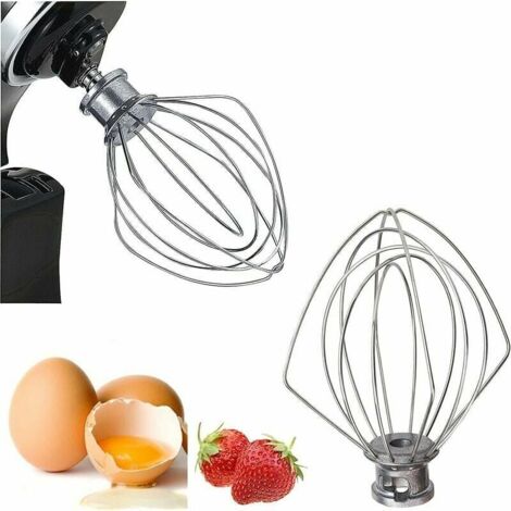 Fouet en Fil d'acier Inoxydable Compatible avec KitchenAid K45WW WP9704329 KSM150 KSM160 K45 KSM90 Accessoire Robot TRIMEC