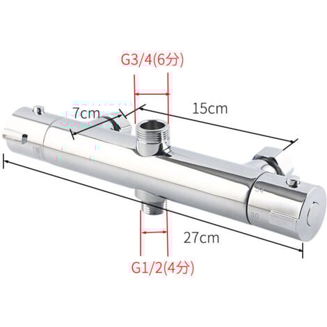 Mitigeur thermostatique pour colonne de douche BOLEA