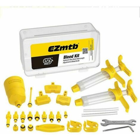 Kit de Purge pour Freins de Bicyclette, Huile Minérale Hydraulique, Compatible avec les séries Shimano, Magura, Tektro, Sram - Outils Professionnels de Réparation Vélo-LARGEIGHT