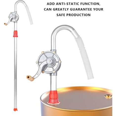 Pompe De Transfert D'Huile Manuelle à Engrenages - Pour Seau De 5 Gallons (environ 19L) - Aluminium - Neuf - Garantie 2 à 3 Ans