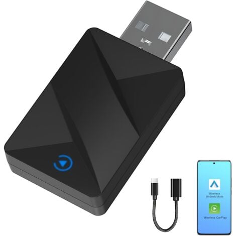 Adaptateur Carplay sans Fil Adaptateur carplay sans Fil pour iphone Carplay est câblé sur Le sans Fil avec Les Voitures à partir de 2016 et Phone iOS 10+