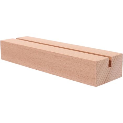 Présentoir rotatif en bois pour autocollants, cartes de vœux et organisation en magasin
