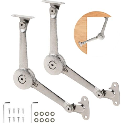 Charnière De Support Pour Couvercle De Coffre – Fer Robuste – 15.2 Cm – Moderne
