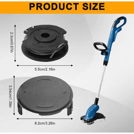 Luolety Bobine De Fil De Rechange Pour Débroussailleuse Bosch ART 23 26
