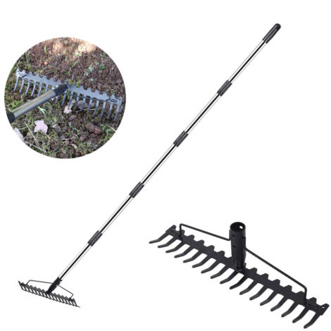 Test : Râteau à Arc 124 Cm Tête Métallique 17 Dents