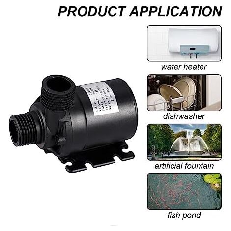Pompe Solaire Submersible 9V 6W - Débit 240 L/h, Panneau Réglable, Pour Fontaine, Bassin, Aquarium Extérieur