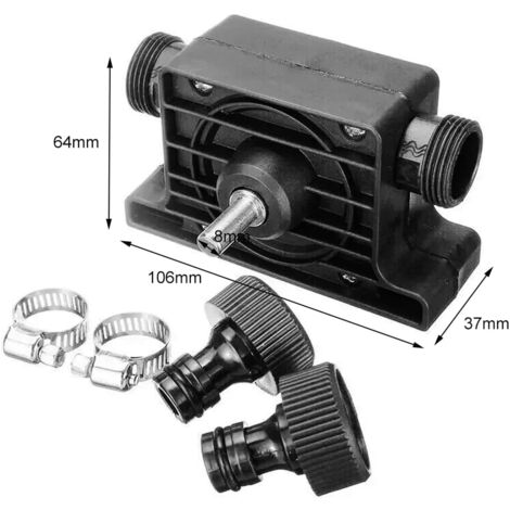 Pompe Visseuse Pompe De Forage Électrique Portable, Pompe De Transfert Auto- Amorçante Petite Pompe A Eau