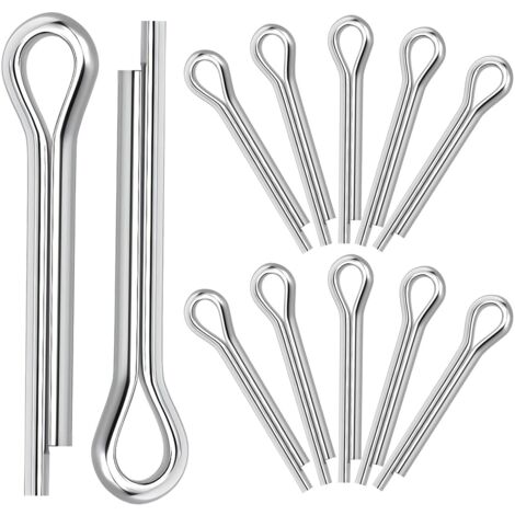 30 Goupilles De Blocage 3mm X 13cm Acier Inox – Tiges Pour Planches à Crocheter, Tricot, Crochet