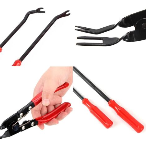 Kit Outils Démontage Garniture Auto Helweet - 3 Pièces - Pour Tableau De Bord Et Portières