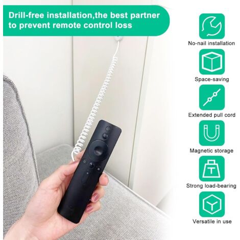 Sollbry Support Telecommande Mural, Lot De 2 Porte Telecommande Pour TV Et Climatiseur Universelle Organisateur De Rangement Pour Fournitures Scolaires De Bureau A Domicile 84738319