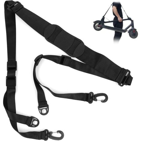 Sangle De Transport Réglable Pour Scooter électrique Et Vélo Pliant – Nylon Résistant, Capacité 50 Kg, Bandoulière Antidérapante