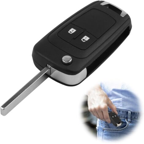 Opel Klappschlüssel Gehäuse 2-Tasten | Kompatibel Mit Astra, Corsa, Insignia