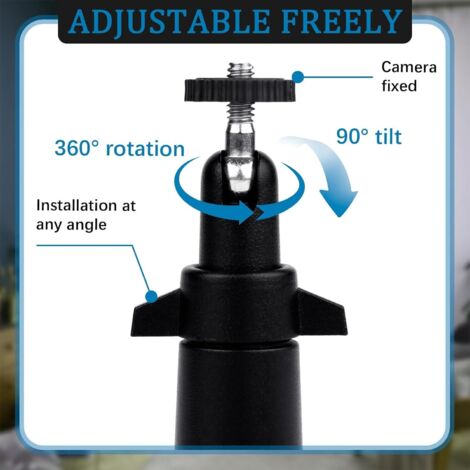 Support Mural pour caméra avec Filetage pour eufyCam 3, 3C, 2, 2C, 2C ...