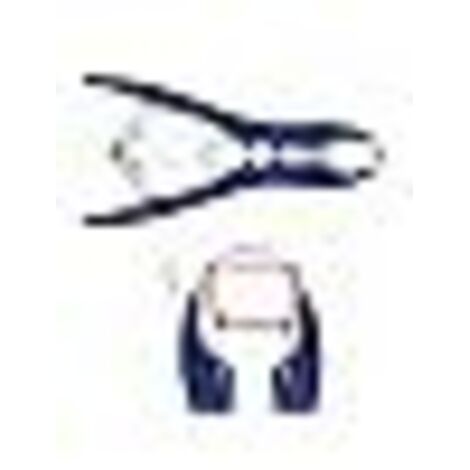 Pinces Isolantes Rembourrées Caoutchouc – 5 Pièces, 40mm, Acier Inoxydable, Forme R – Neuf