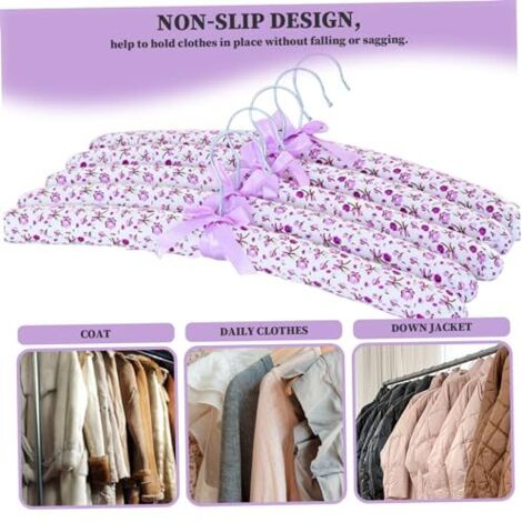 Piège de Pull, cintres rembourrés, 10pcs Parents rembourrés Non glissés ...