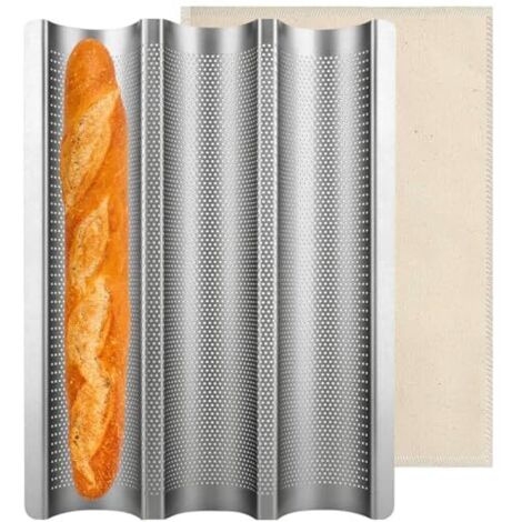 Moule à Baguettes Sasa Demarle En Silicone Noir - Pour Baguettes Et Paninis, Neuf