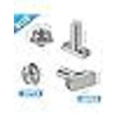 10Pcs / Lot Keymod Vis Et Écrou Remplacement Set Pour Keymod Garde Main Rail Sections Pistolet De Chasse Accessoires