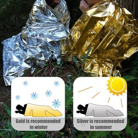 Couverture de survie d'urgence - thermique et imperméable - LBDB