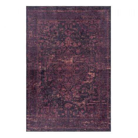 Tapis orient 200x290 rouge rectangle motifs orientaux EKUK (1/5)