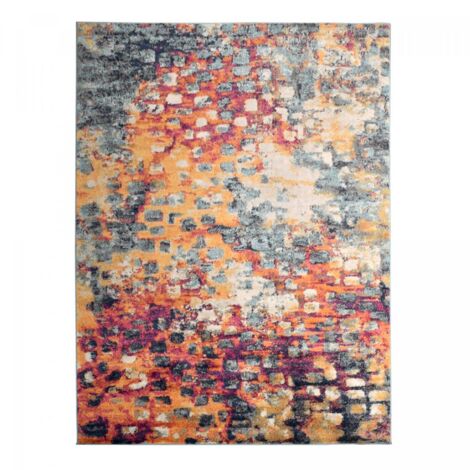 Tapis Vintage Oriental LYN3 DESI 200x280 cm - multicolore bleu orange rose (1/5)