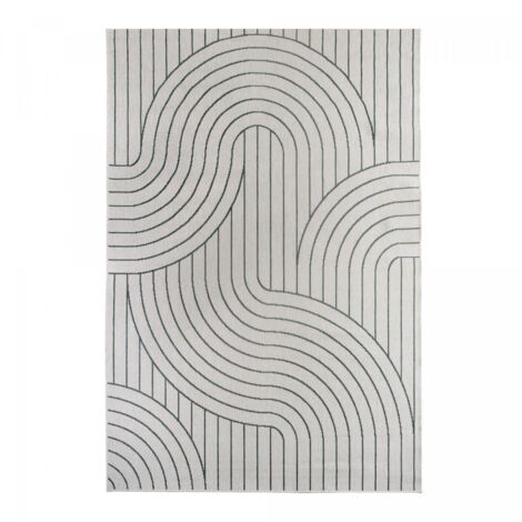 Tapis extérieur, kilim reversible BC REVERSIBLE 200x290 vert et crème (1/5)