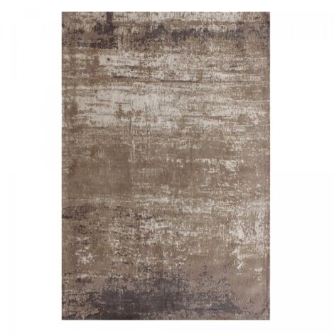 Tapis salon tissé à plat Jacquard DIAMETRE NIYAT argent , tapis en coton (1/5)