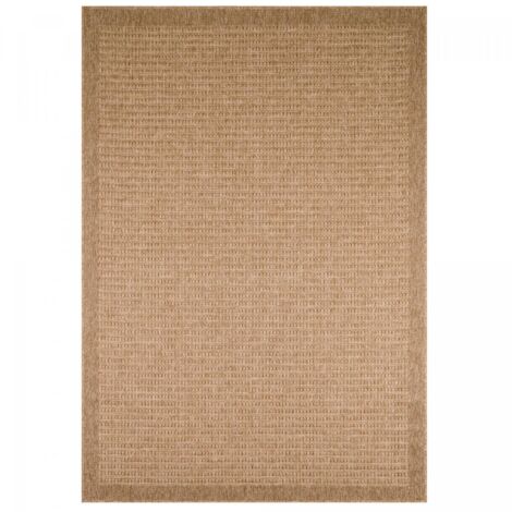Tapis extérieur kilim 160x230 beige rectangle JUTE ART