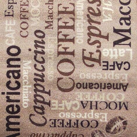 Tapis de cuisine CAFE LOVE 67x180 beige CAFE LOVE