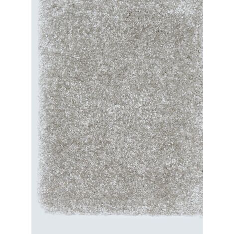 Tapis salon et chambre 400x500 gris rectangle tissé motif uni EPAISSIA + (1/5)