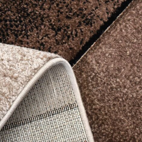 Tapis salon et chambre 160x230 beige rectangle tissé motif géométrique GEOME