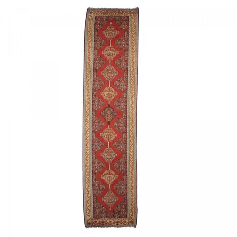 Authentique tapis d'Orient kilim fait main 95x402 multicolore (1/5)